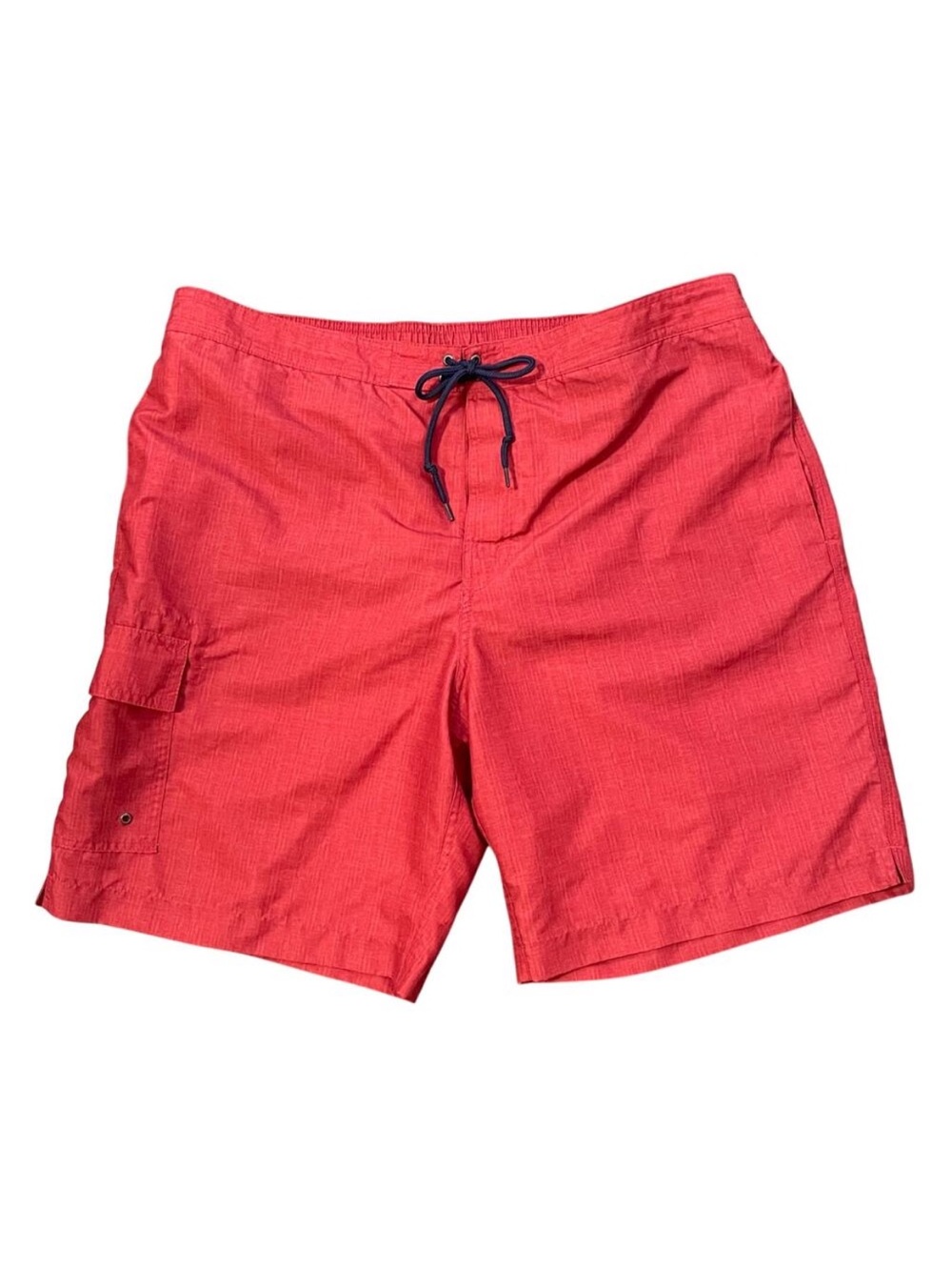 Chaps Men’s Swim Trunks Board Shorts Quick Dry Red Navy Size XXL